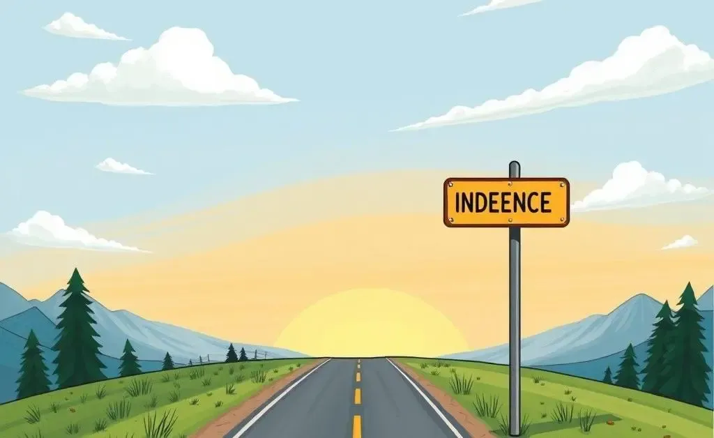 Road leading to financial independence