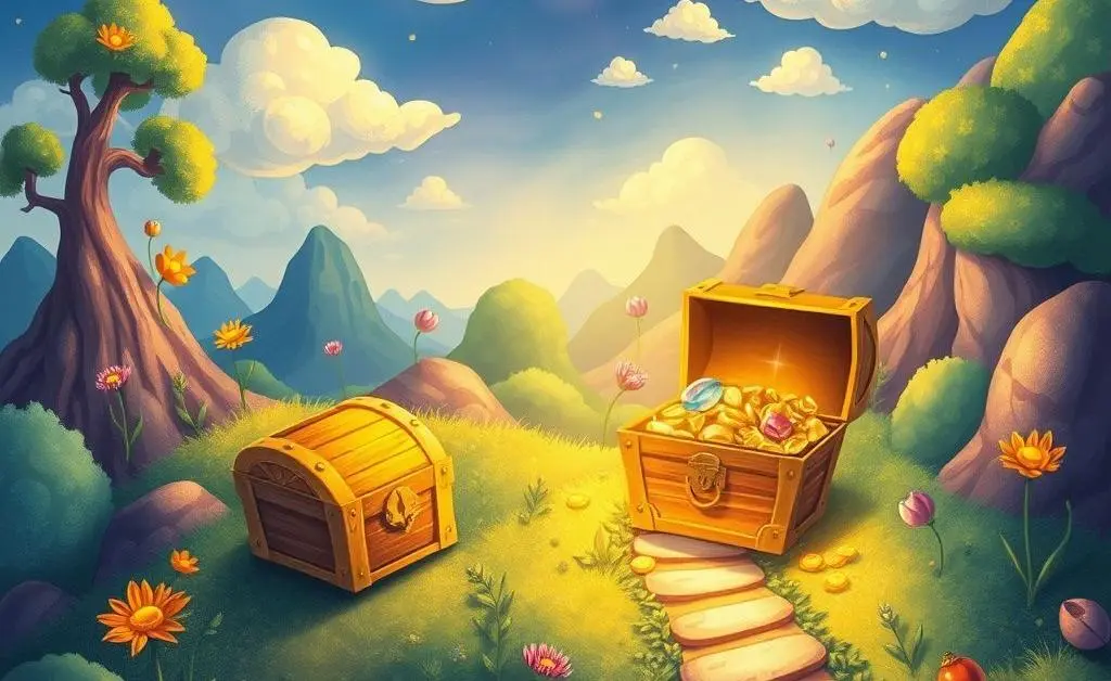 A journey towards financial goals represented by a winding path.