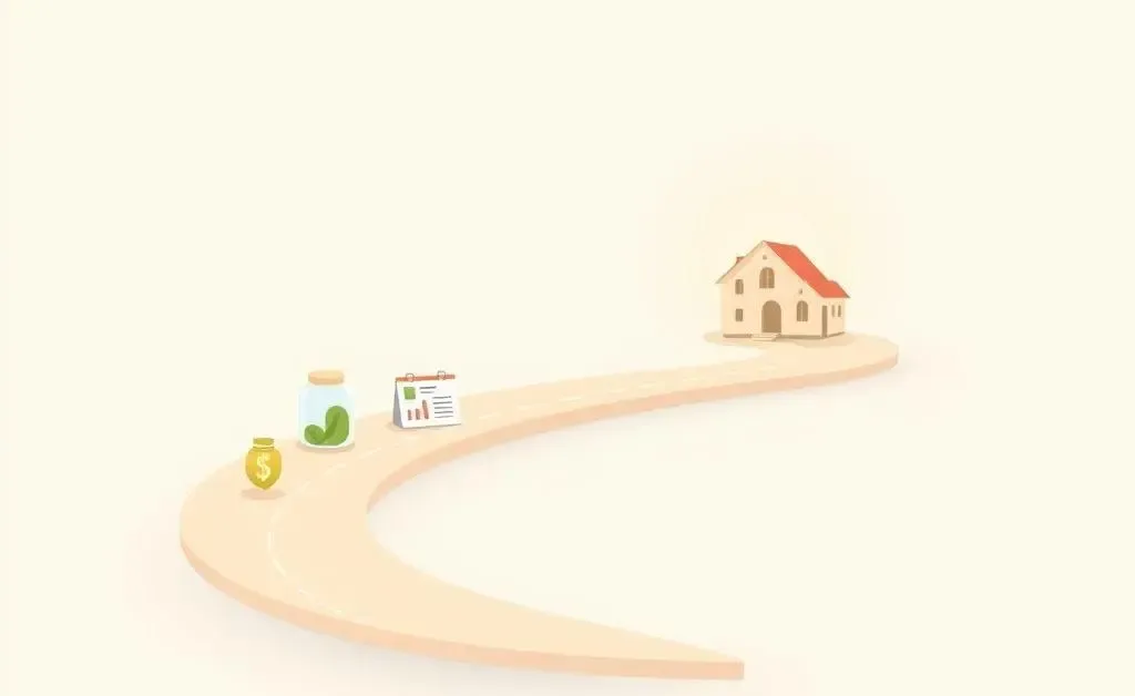Roadmap of financial goals leading to a secure future
