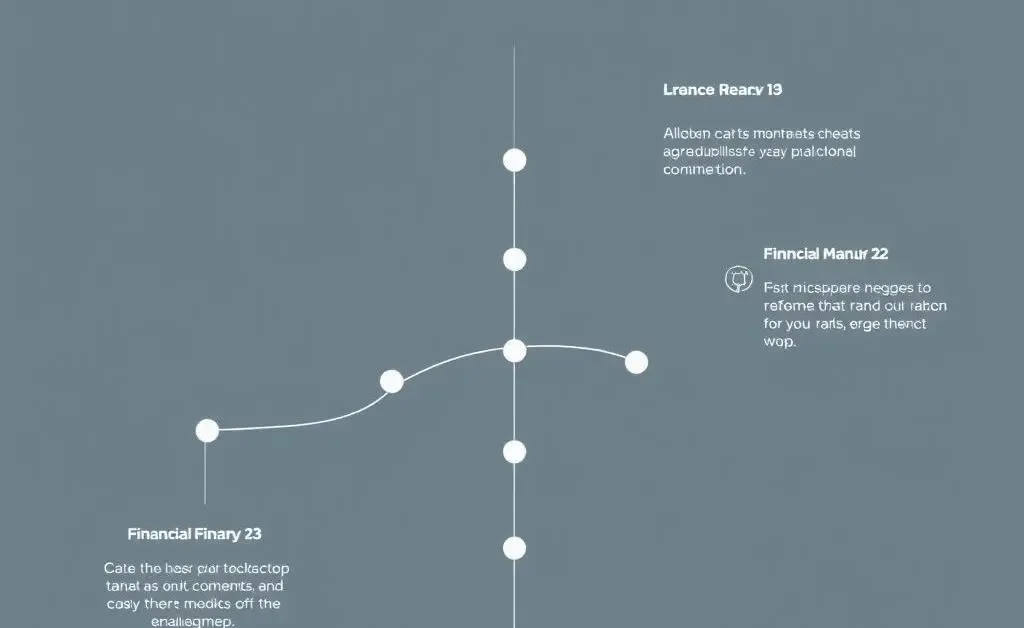 Roadmap with financial milestones