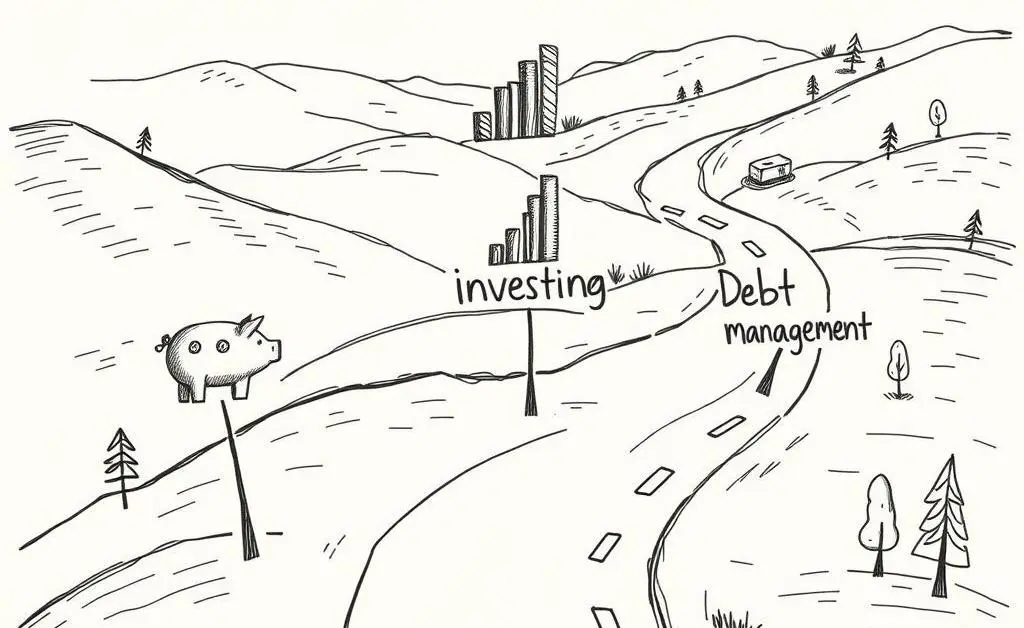 Roadmap with financial goals