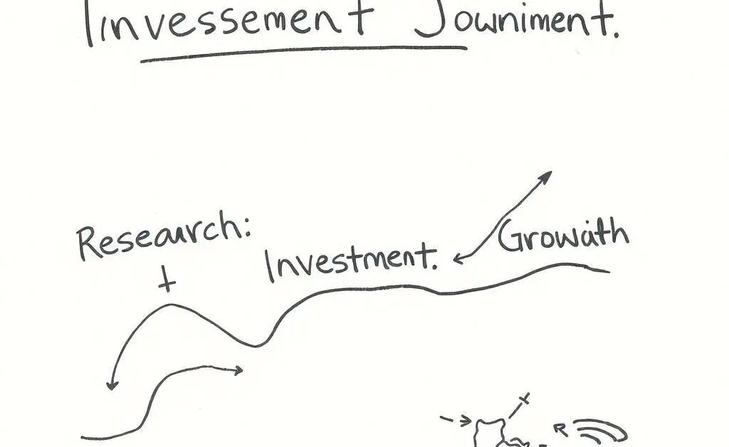 A creative map outlining key steps in a financial journey.