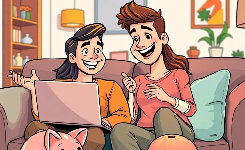 A couple planning their financial future together