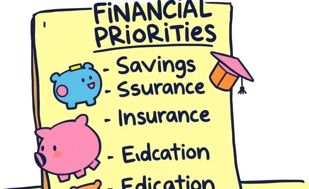 Checklist of financial priorities
