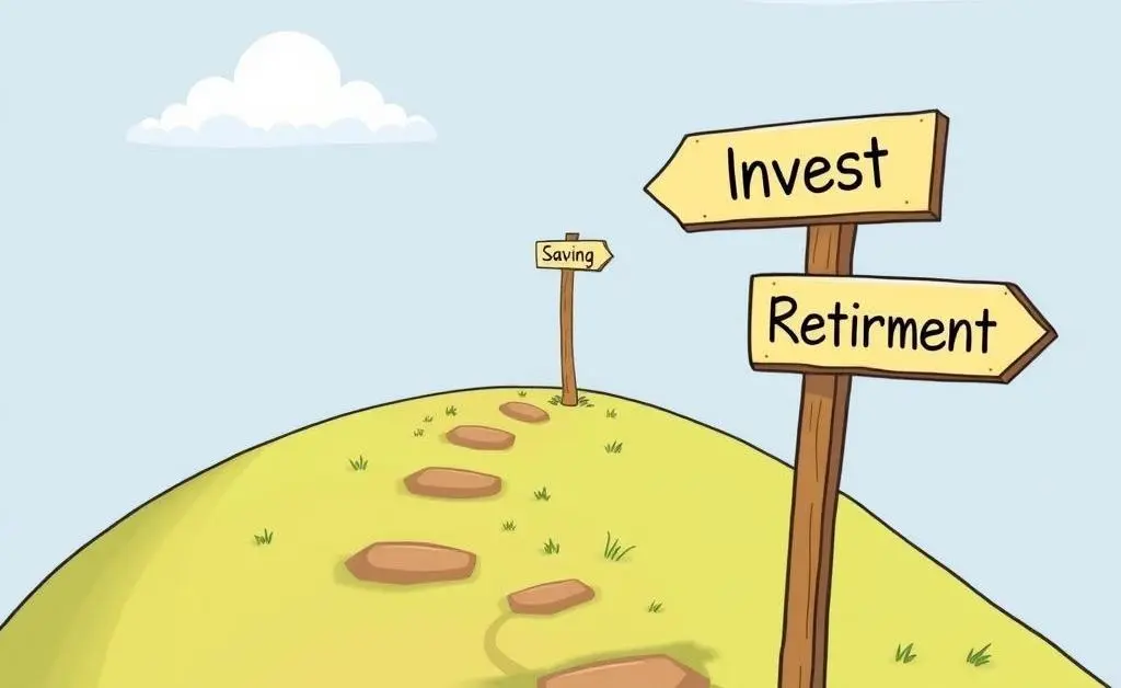 Path leading through stages of financial life