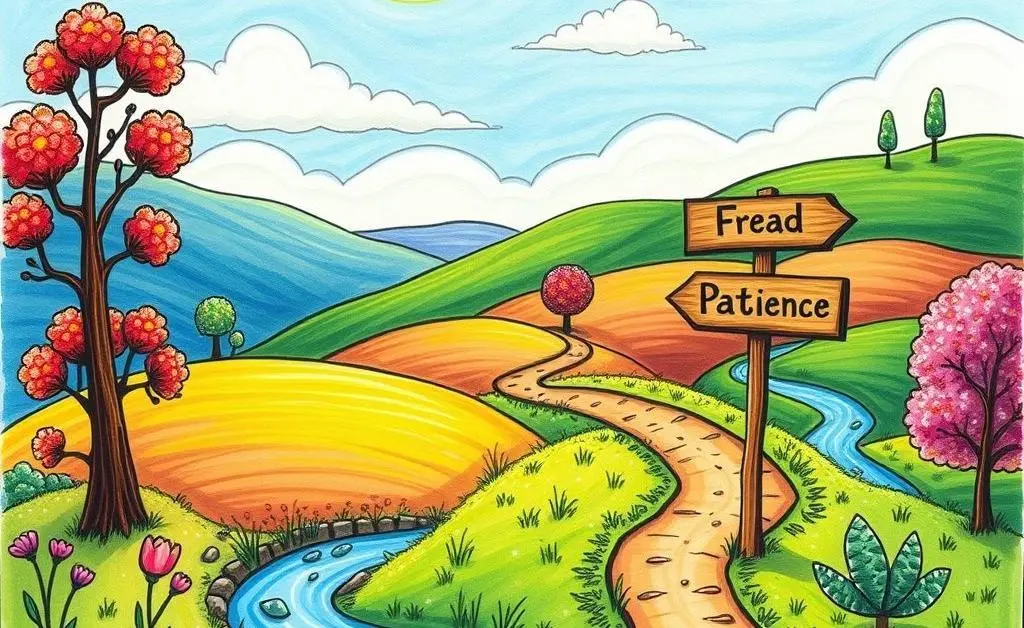 Illustrative path leading to financial success amidst challenges