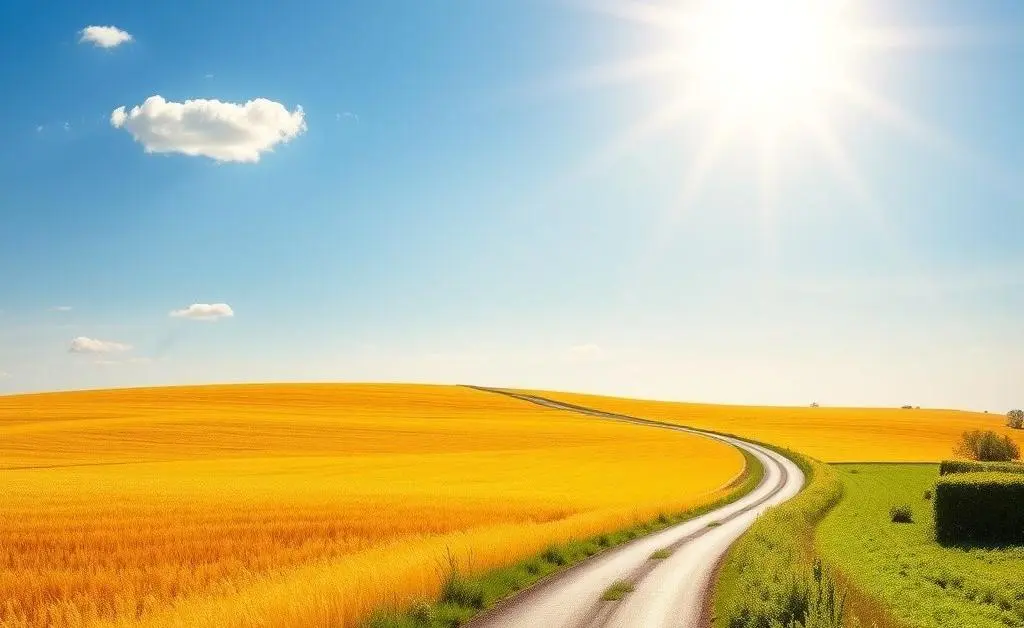 Road leading to financial wellness