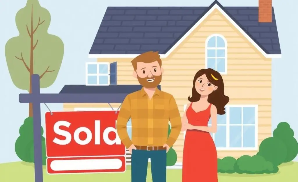 Couple with their new house