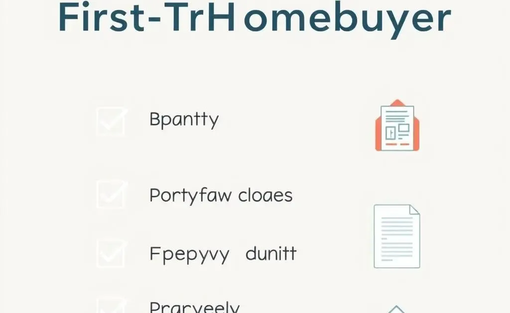 A first-time homebuyer checklist with key priorities