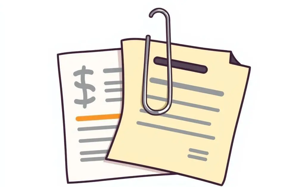 Concept of fiscal attachment with financial documents.