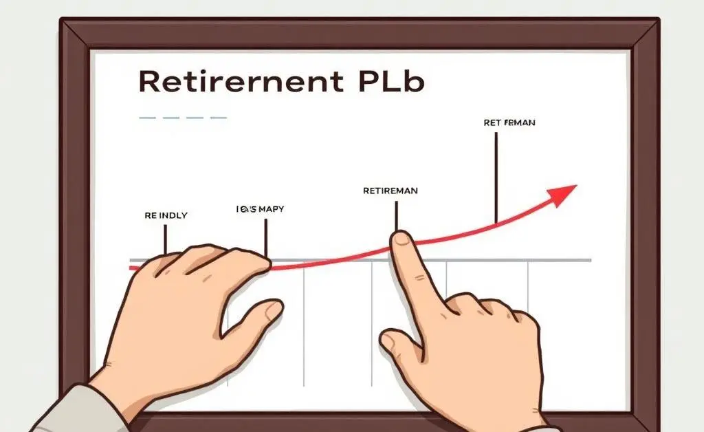 A person adjusting retirement plans.