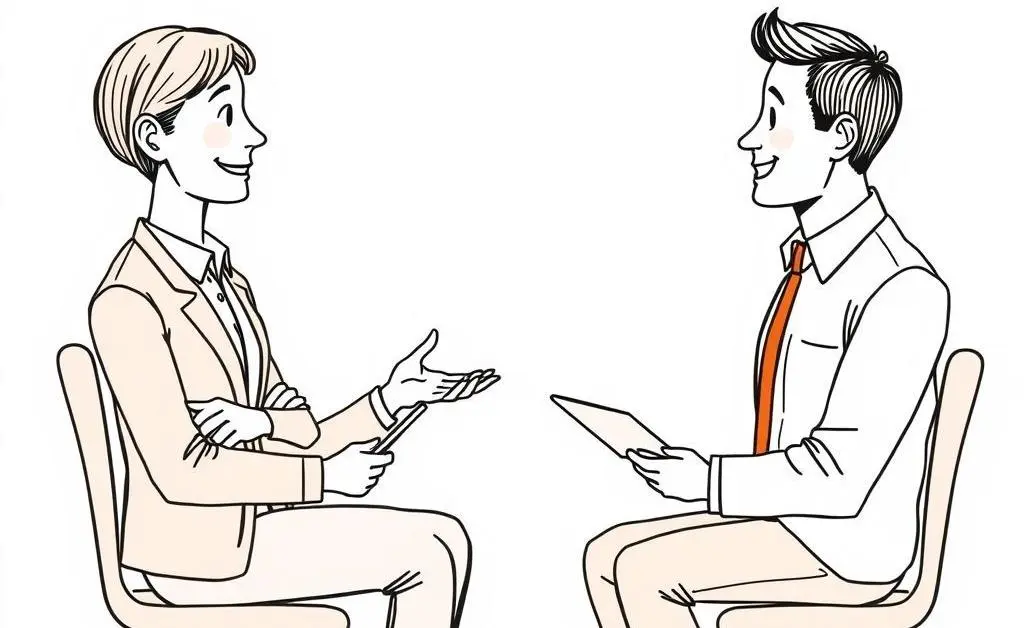 Friendly discussion with a mortgage advisor