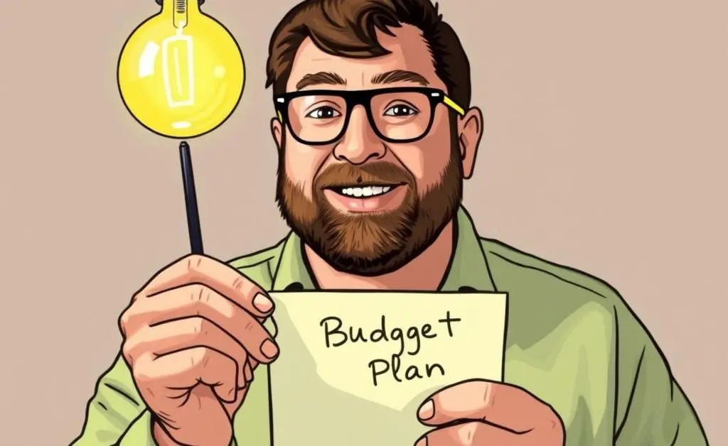 A light bulb moment for Bobby with a notepad labeled