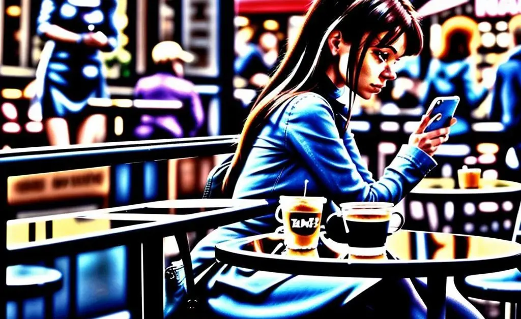 Woman startled by low bank balance notification