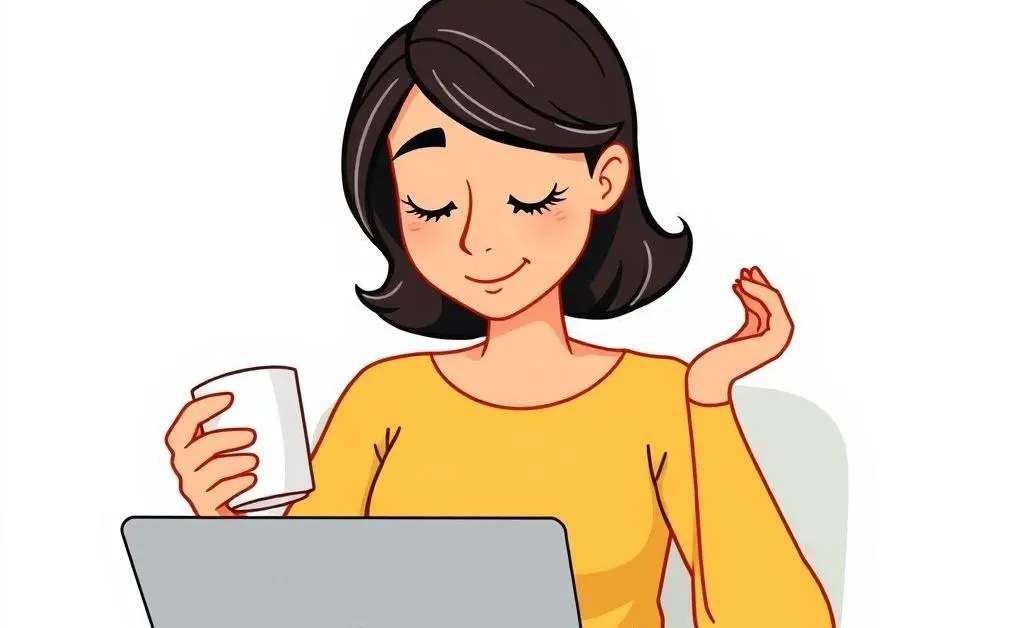A woman analyzing a budget spreadsheet on a laptop