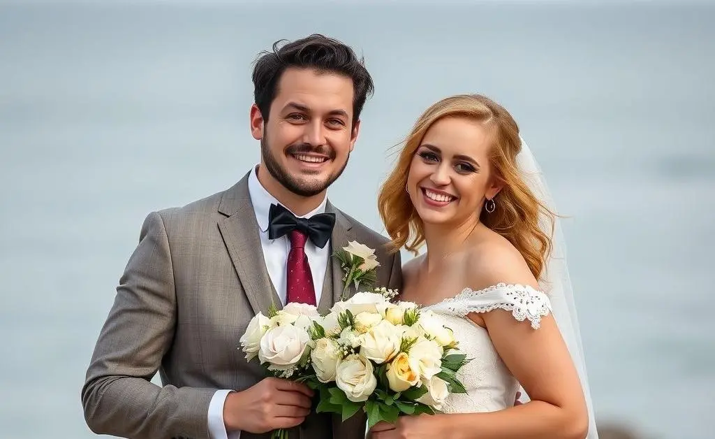 Couple happily choosing to compromise, adding a quirky charm to their dream