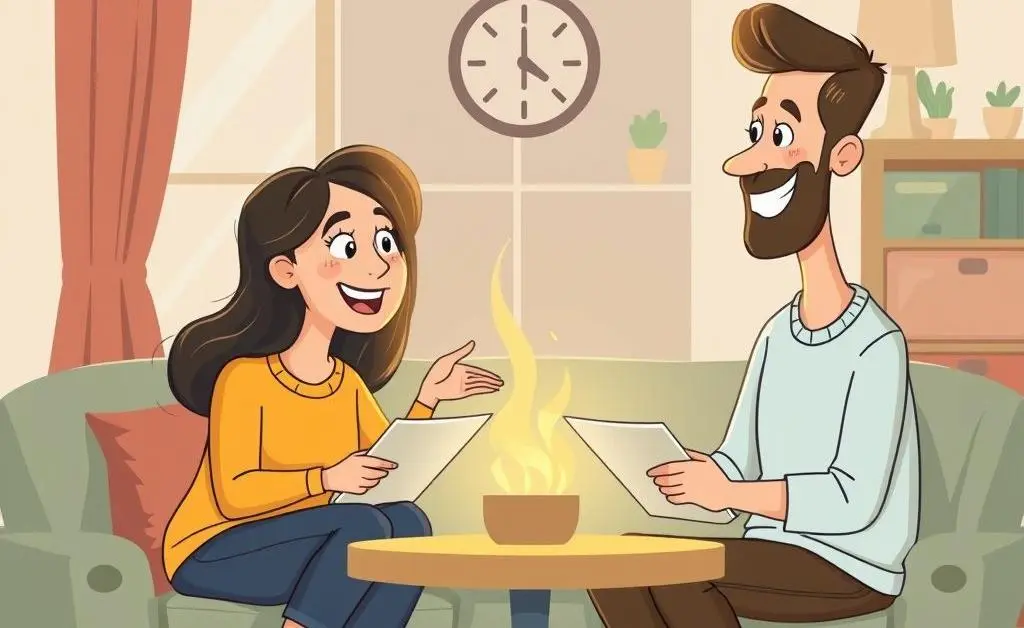 Woman sharing budgeting tips with friends