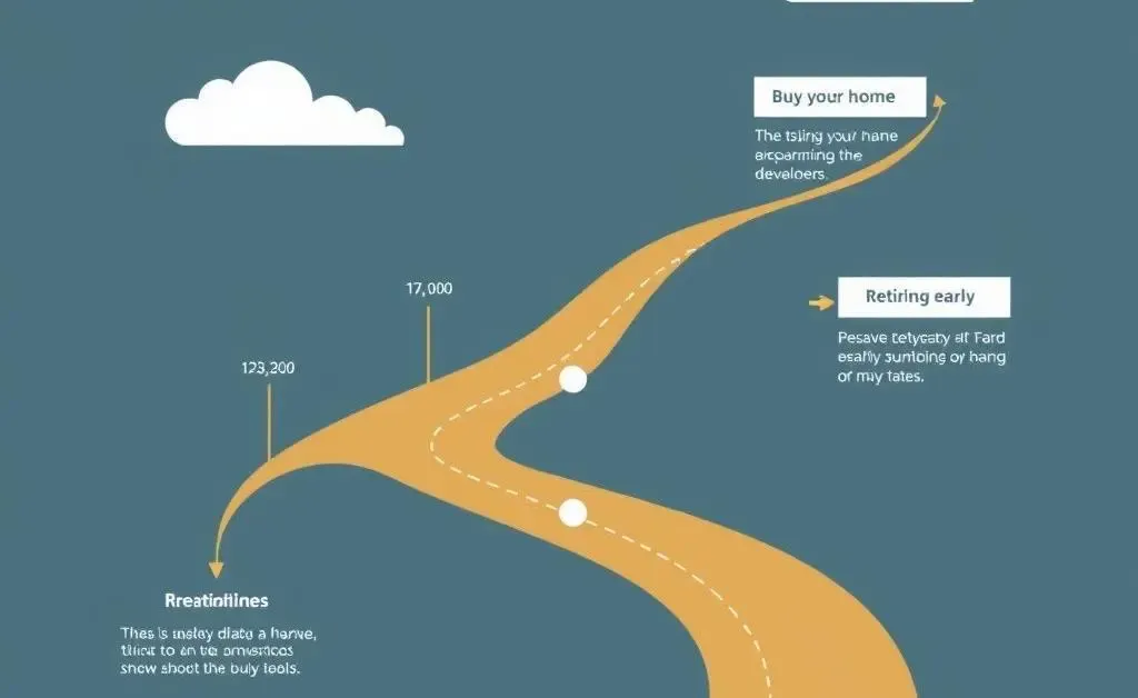 Roadmap with future financial goals