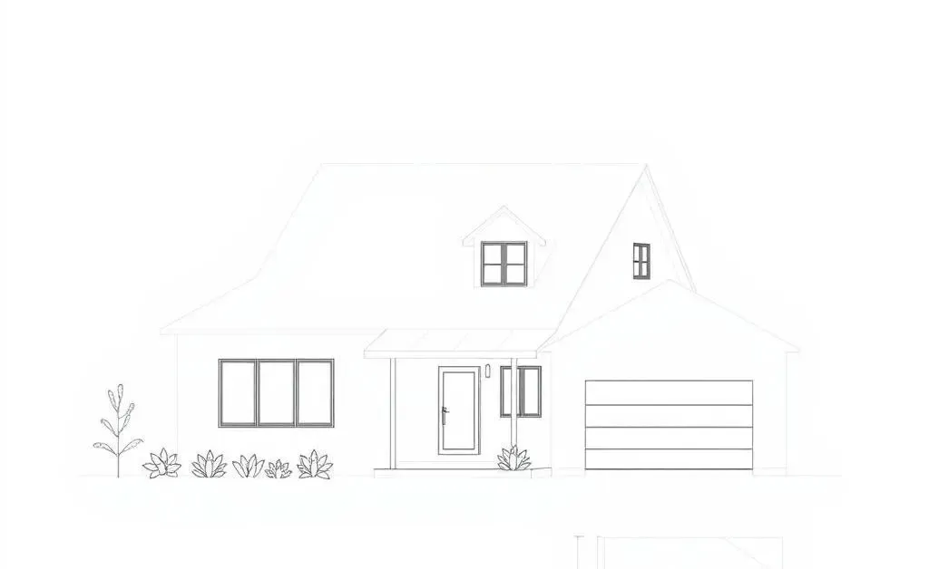 Blueprint of a future home