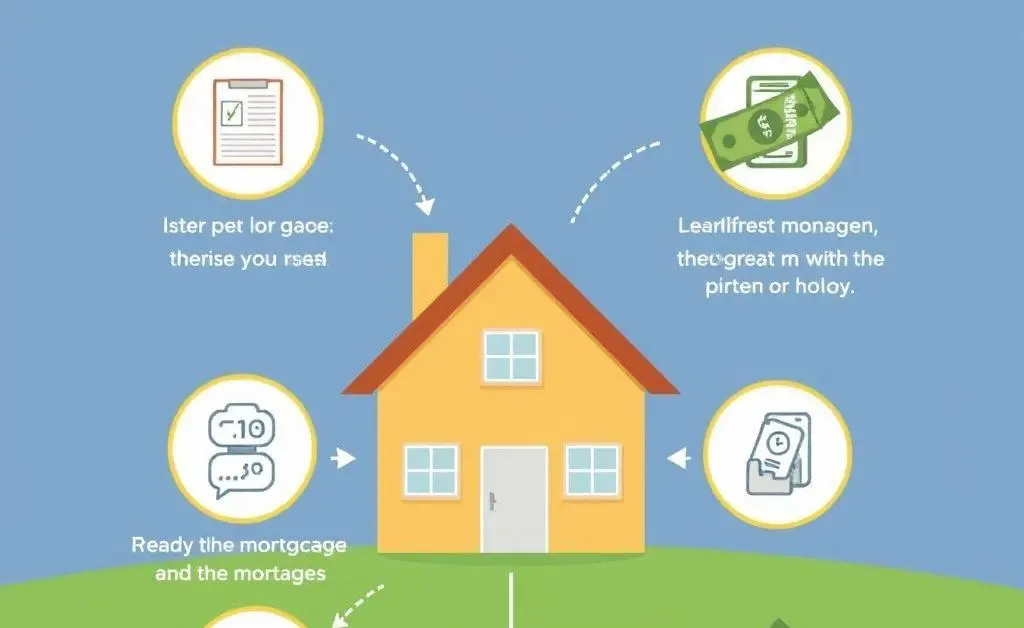 Steps of a mortgage process with gifted money.