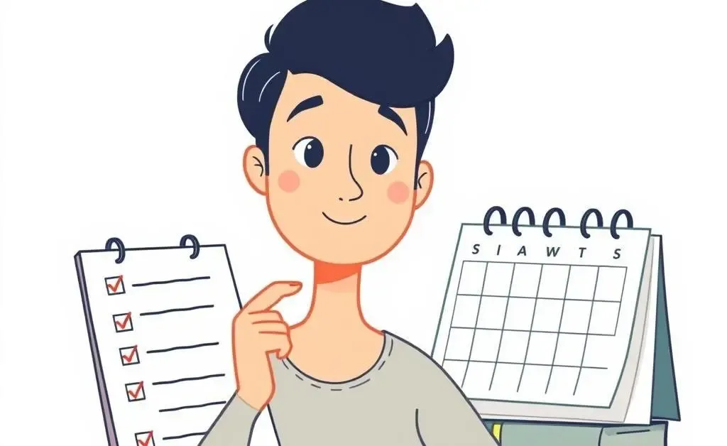 Person setting financial goals