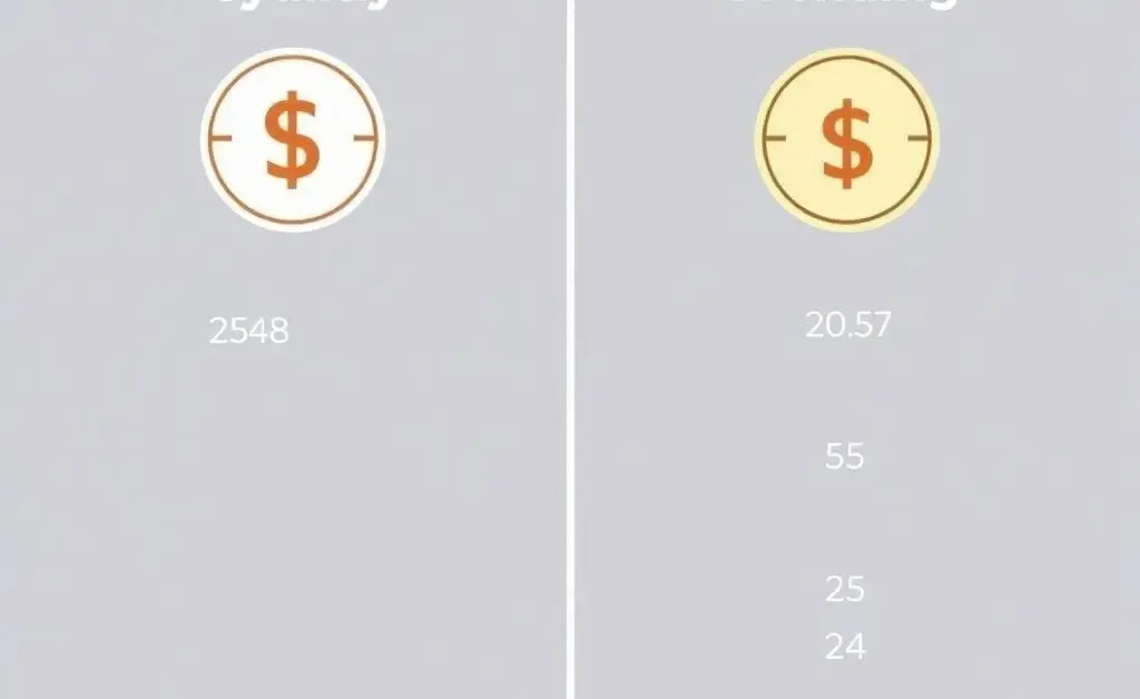Comparison table of guilty spending vs. value-based spending