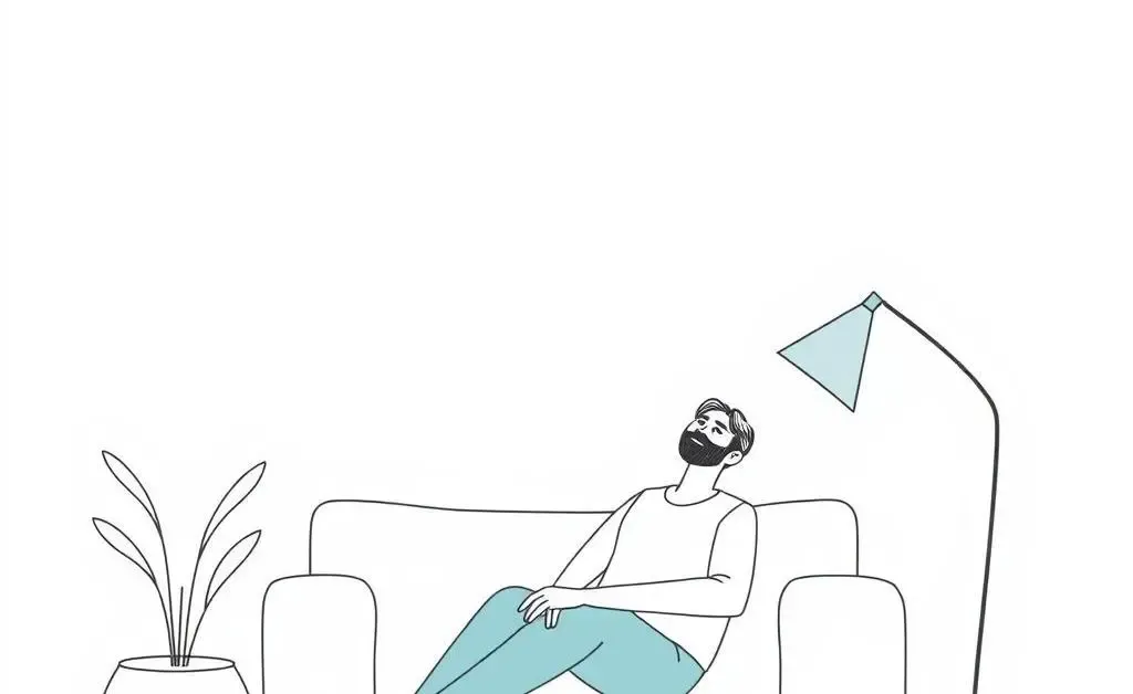 A minimalist illustration of a happy family next to their car, showing peace of mind from good insurance coverage.