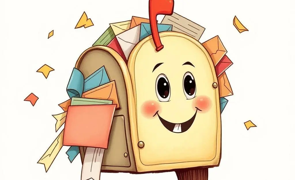 A mailbox filled with loan approval letters