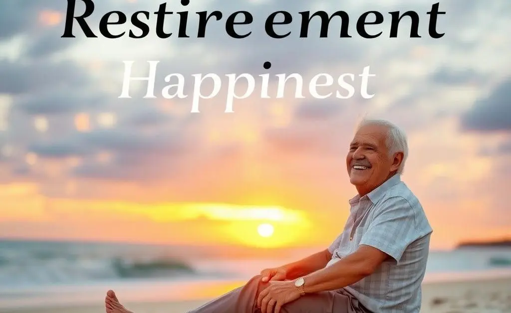 A happy retiree enjoying a beach, symbolizing the peace of mind from well-managed superannuation
