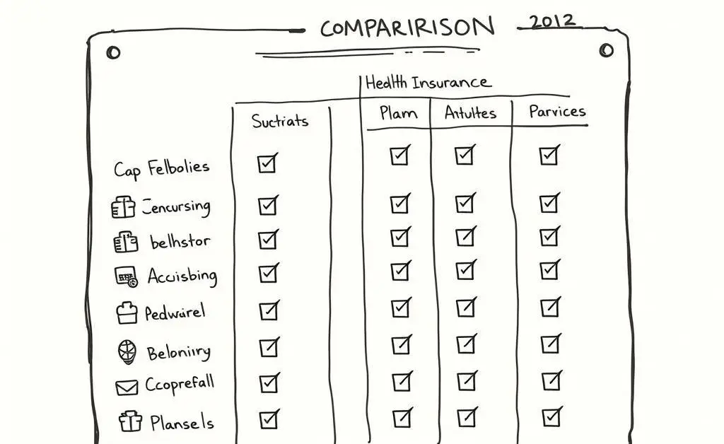 Checklist of health insurance features
