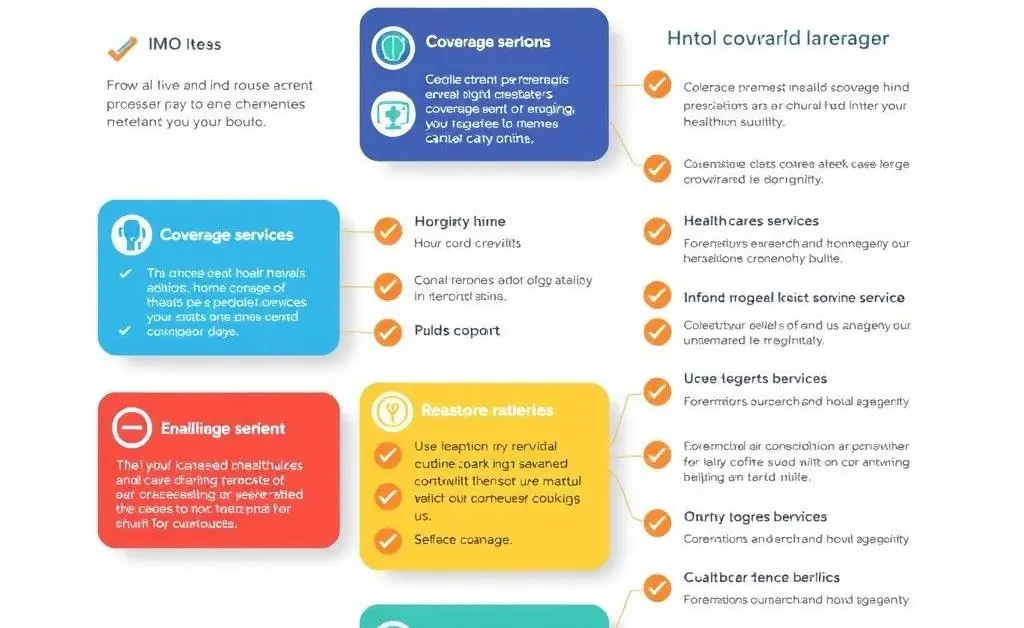 Illustration of a list of HMO coverage options