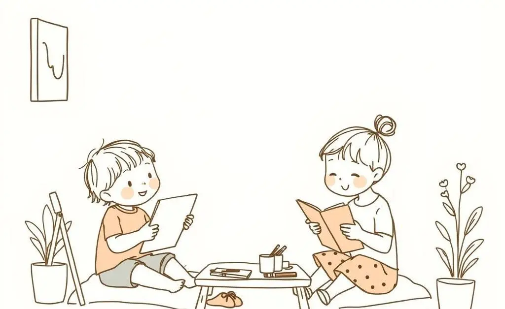 Creative home activities with children