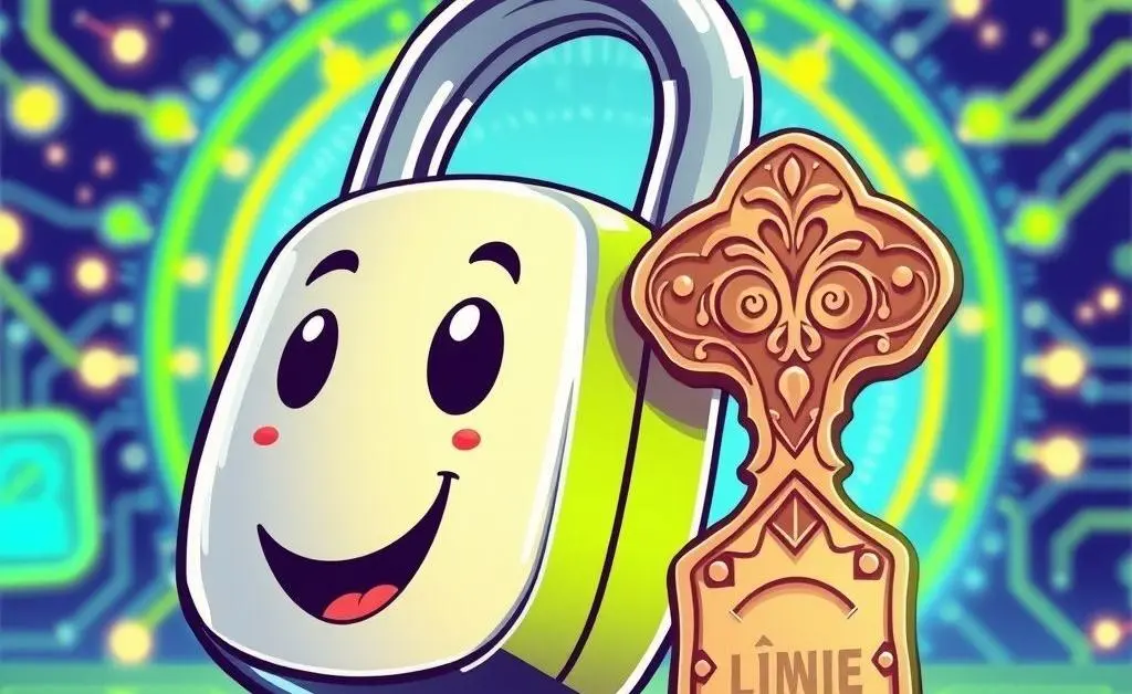 Cartoon-style image of a person solving a house-shaped jigsaw puzzle with a lock symbol.