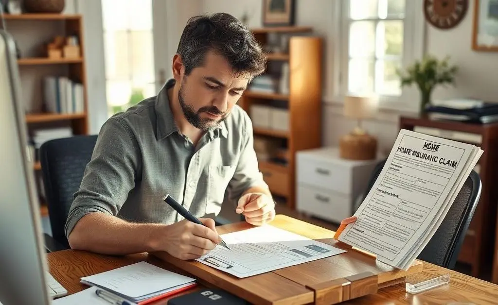 Home insurance claim filing