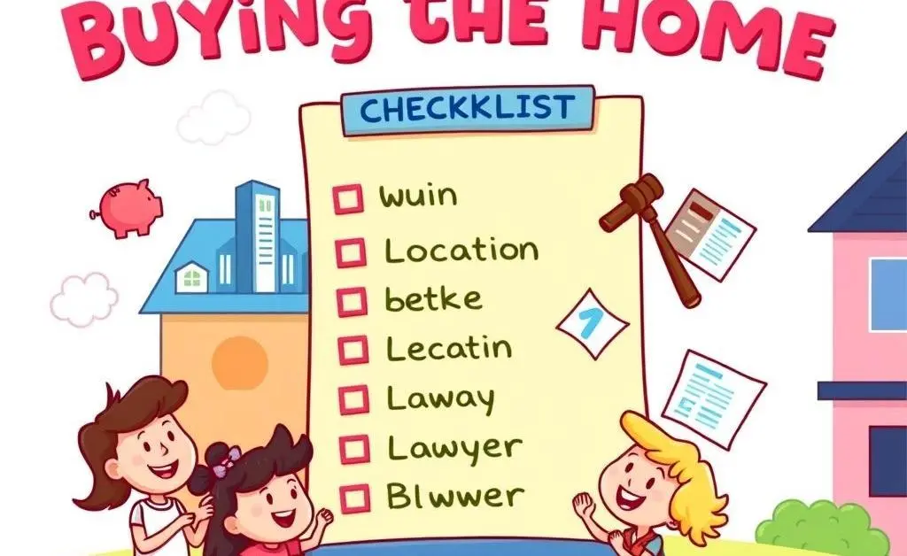 Checklist for buying a house