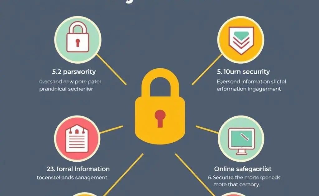 An infographic-style checklist of identity safety tips.