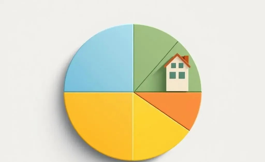 Diversified portfolio pie chart