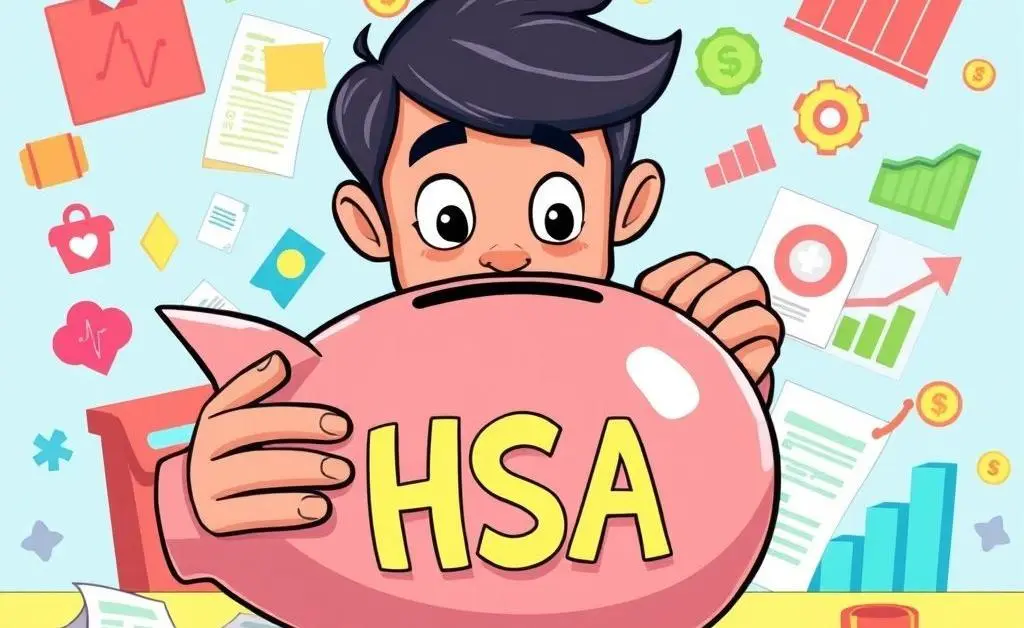Person analyzing HSA options