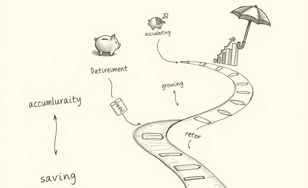 Roadmap with financial milestones