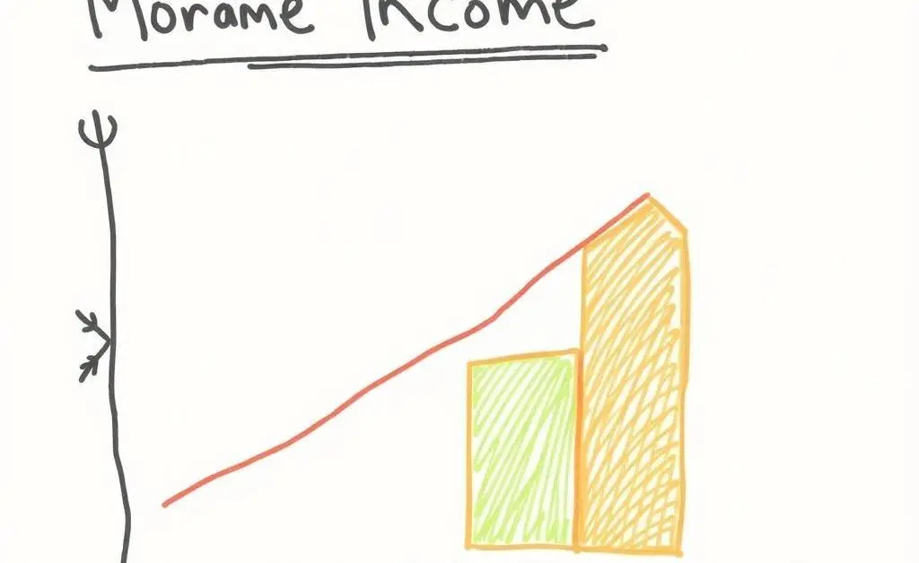 Income distribution chart