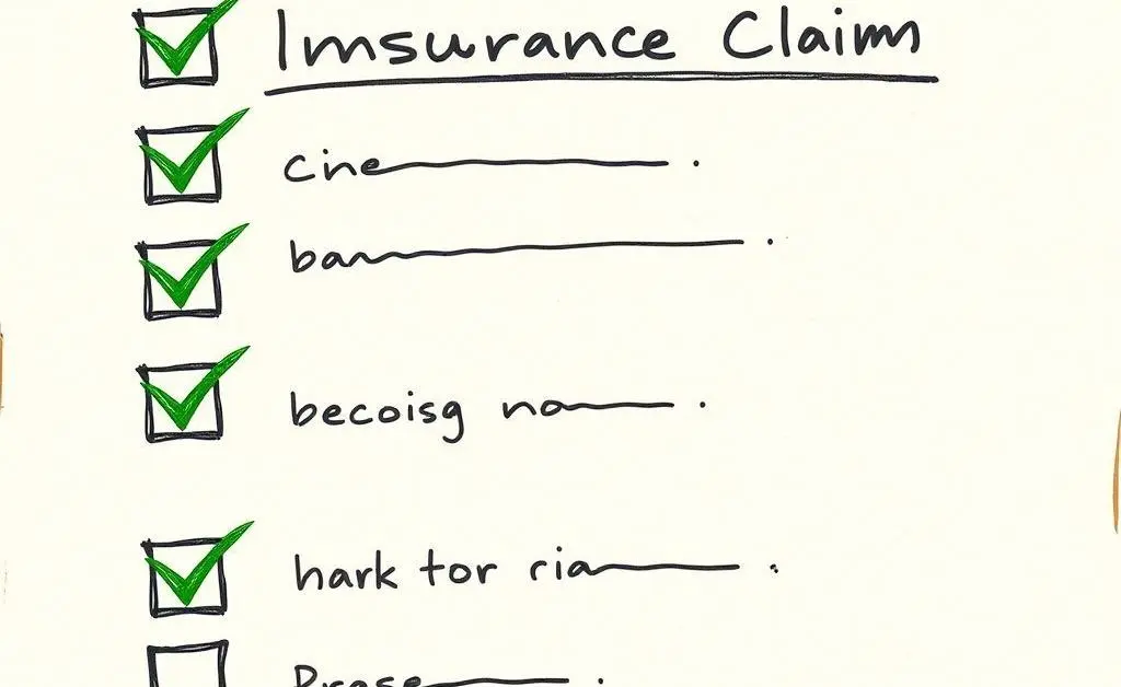 Checklist for a successful insurance claim process