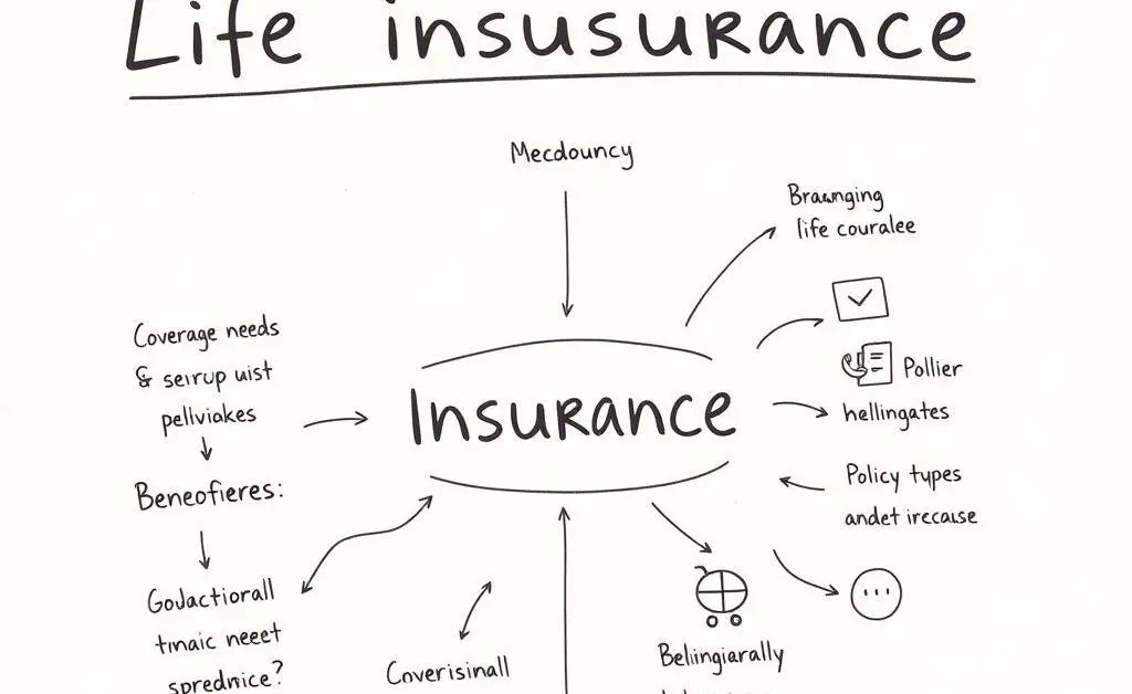 Flowchart of life insurance decision-making process
