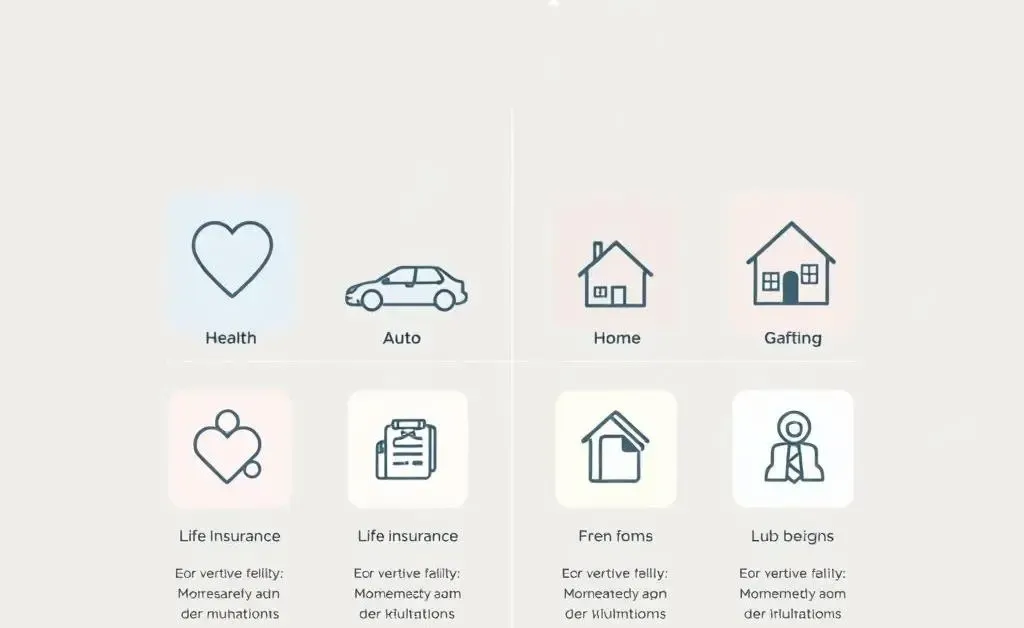 Chart comparing insurance policies
