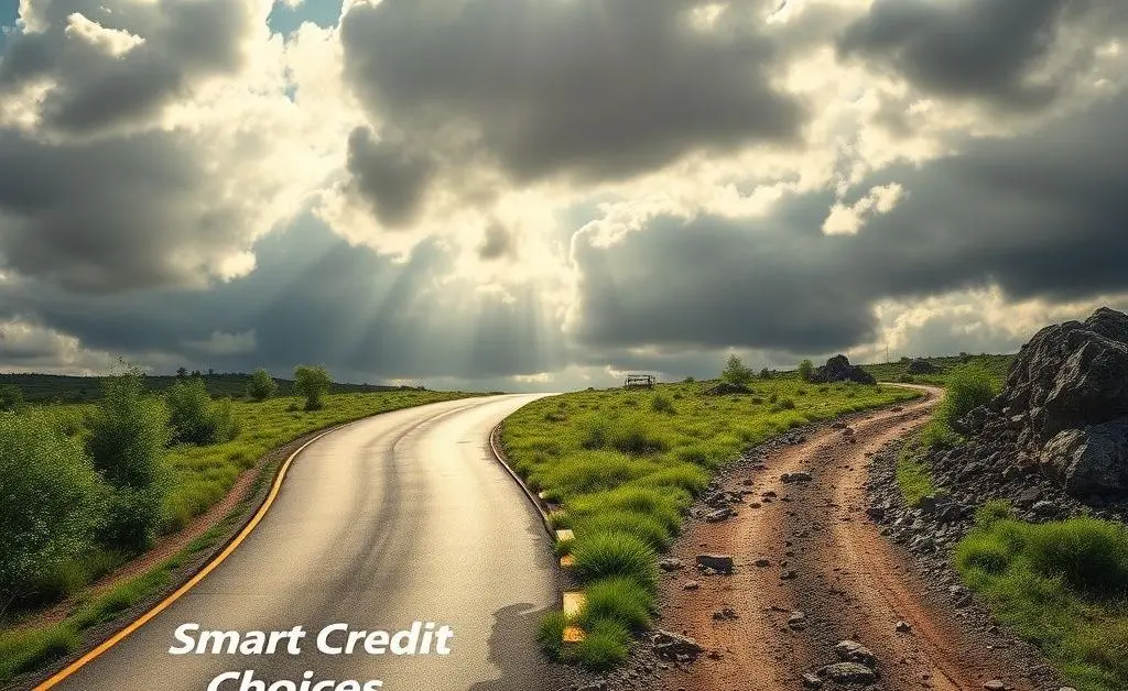 Paths diverging into good and risky credit decisions