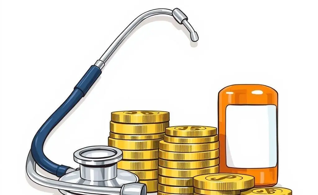 Healthcare costs and savings visuals