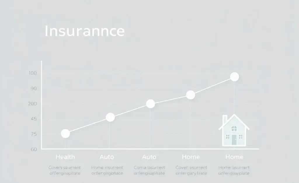 A graph showing insurance coverage options