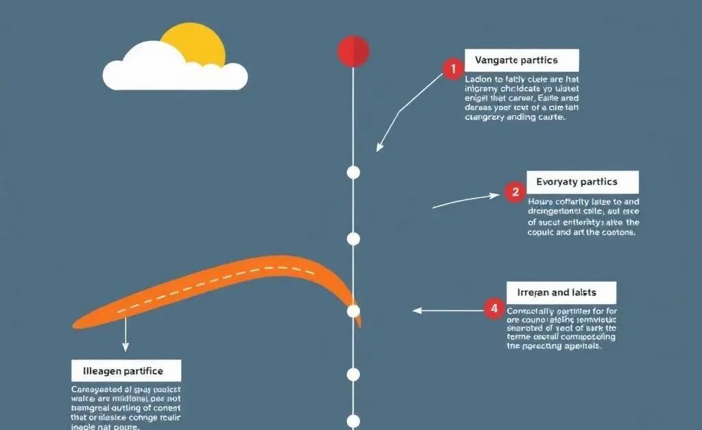 Illustration of a roadmap with various career milestones