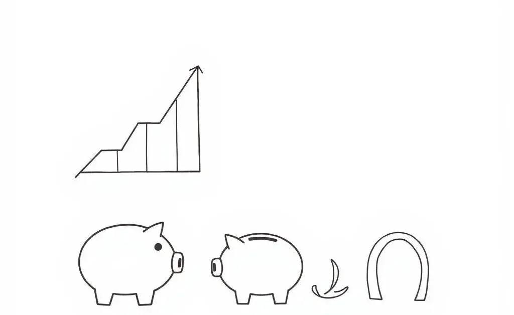 Financial growth options like stocks, savings accounts, and bonds