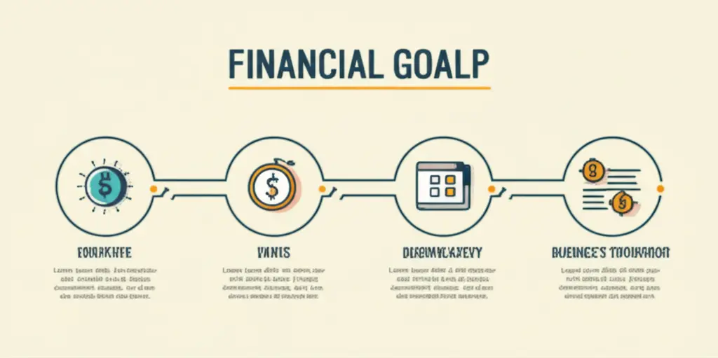 Roadmap with financial milestones