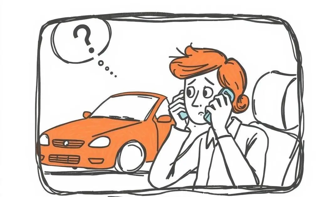 A person talking on the phone with an insurance agent.